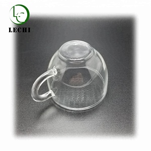 100 ML heat resistant glass small capacity mug tea cup with handle - Product Image 4