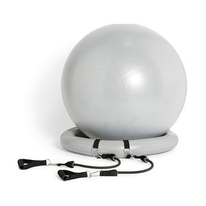 65cm PVC Exercise Balance Ball Chair with Inflatable Stability Ring Ergonomic Office Furniture - Product Image 4