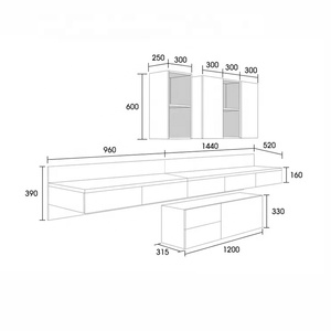 Hot Sale Modern Design Bedroom <strong>Wall</strong> Mounted Computer <strong>Desk</strong> - Product Image 6