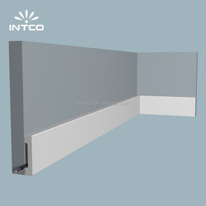 Gỗ Màu Trang Trí Nhựa Ốp Chân Tường Bảng Cơ Sở Ban Gỗ - Product Image 2