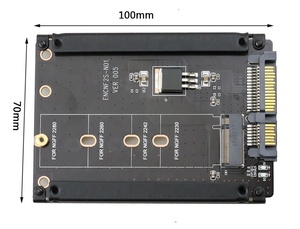 Sata 3.0 22pin Interface Naar Ngff <span class=keywords><strong>M</strong></span>.2 Key-B 2230 2242 2260 2280 Sata Ssd Converter Adapter Kaart - Product Image 3
