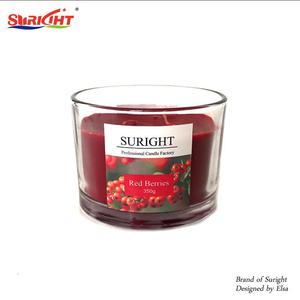 Supermercado Venta caliente 2025 Clásico 3 Mechas Velas de tarro de vidrio <span class=keywords><strong>Comprar</strong></span> 2025 Velas de tarro de vidrio clásico - Product Image 2