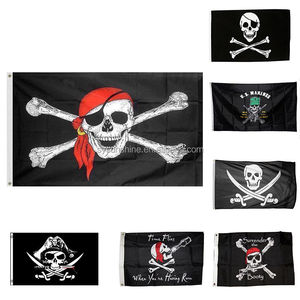 3*5 pies Deadman pecho bandera pirata Tricorner nave Banner Pennant nueva Jolly Roger muerto - Product Image 5