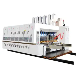 Factory price auto reset quick change Professional corrugated pizza box printer slotter and die cutter