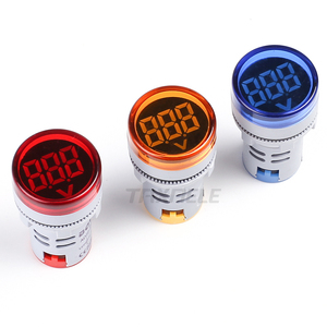22mm AC60-500V <span class=keywords><strong>LED</strong></span> Groß anzeige Voltmeter <span class=keywords><strong>Digital</strong></span> anzeige Volt Anzeige Signal Lampe Spannungs messer Lichter <span class=keywords><strong>Tester</strong></span> - Product Image 2