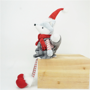 De Navidad de peluche de felpa muñecas de tela de peluche de animal de <span class=keywords><strong>préstamo</strong></span> fox par juguete de decoración de Navidad - Product Image 2