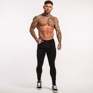 Pantaloni Skinny da <span class=keywords><strong>uomo</strong></span> alla moda Slim Fit <span class=keywords><strong>Jeans</strong></span> <span class=keywords><strong>Jeans</strong></span> <span class=keywords><strong>Jeans</strong></span> <span class=keywords><strong>Jeans</strong></span> da motociclista Super Skinny - Product Image 4