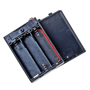 3 X AA 4.5V 블랙 배터리 홀더 커넥터 보관 케이스 배터리 박스 3 슬롯 AA 배터리 홀더 ON/OFF 스위치 및 리드 와이어 포함 - Product Image 2