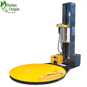 L type pallet stretch wrapping machine for cartons and cases