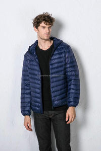 Chaquetas de <span class=keywords><strong>hombre</strong></span> de talla grande acolchadas de plumón de pato blanco a prueba de viento plegables con capucha 2024 - Product Image 3