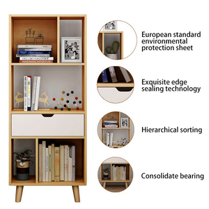Trasporto del campione elegante e minimalista in legno scaffale <span class=keywords><strong>libreria</strong></span> - Product Image 6