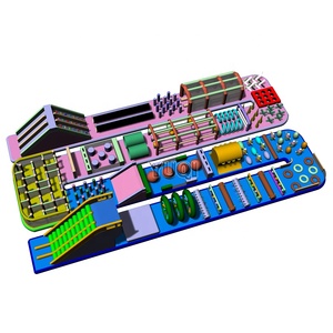 2019 nueva moda <span class=keywords><strong>castillo</strong></span> inflable laberinto a gran escala los niños obstáculo parque de atracciones al aire libre juego - Product Image 1