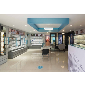Lux personnalisé nouveau style MDF optique vitrine de magasin meubles blancs pour les magasins de détail vitrines optiques élégantes - Product Image 4
