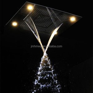 Diseño de lujo de Baño led <span class=keywords><strong>grifo</strong></span> de la ducha <span class=keywords><strong>con</strong></span> ducha termostática de la cabeza conjunto - Product Image 5