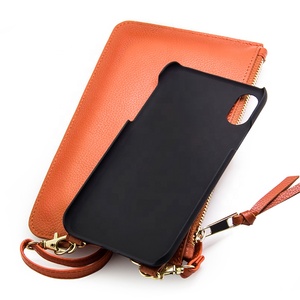 Nuevo móvil Bandolera desmontable 2 en 1 de cuero de la carpeta <span class=keywords><strong>del</strong></span> teléfono caso de collar con la correa para iPhonex xs - Product Image 5
