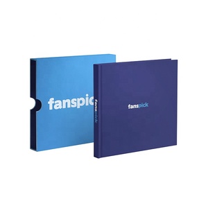 Chất Lượng Cao Luxury Tông Giấy Bao Bì Cuốn Sách Tay Áo Brochure In Ấn Hộp Quà Tặng - Product Image 2