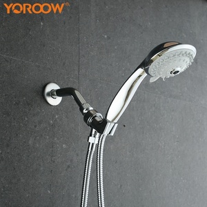 High-Pressure 5-Setting Rainfall <strong>Shower</strong> <strong>Hand</strong> and Handheld <strong>Shower</strong> Combo 5 Functions Chrome ABS Handheld <strong>Shower</strong> with Filter - Product Image 4