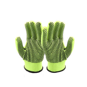 Washable 13 gauge dotting PVC gloves utility cotton knitted gloves utility the hand for protection - Product Image 6