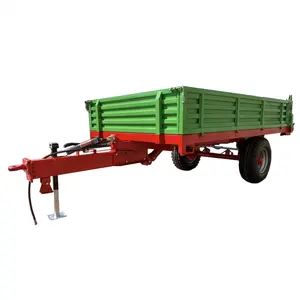 2T hydraulic dump tipping Europe farm trailer