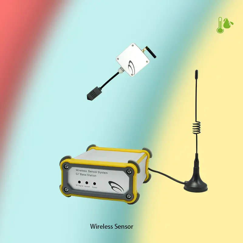 Iot sensörü cihazları kablosuz profesyonel sıcaklık ve nem sensörü
