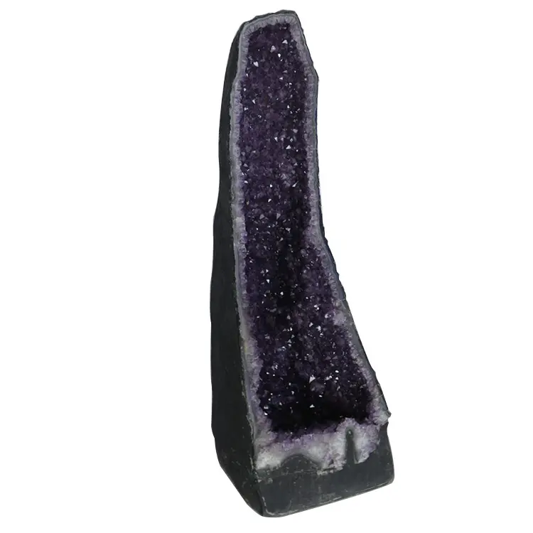 Groothandel natuurlijke healing braziliaanse amethist crystal geode voor home decoratie