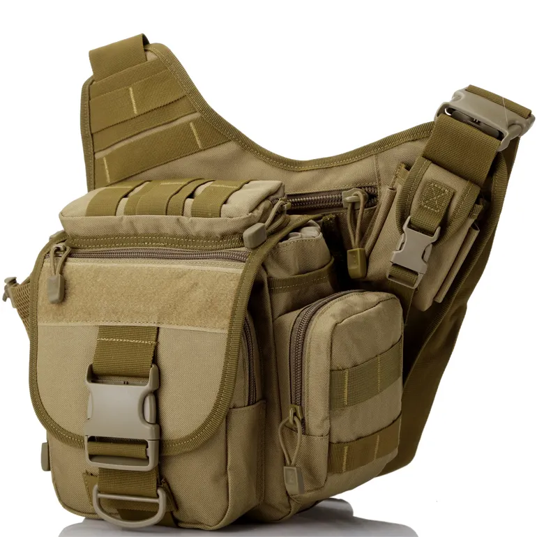 En vrac sec sac camouflage randonnée armée militaire tactique sling sac à dos pour les garçons