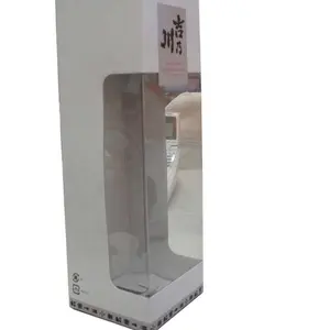 カスタム印刷ダイカットウィンドウ紙ワインボックス免税ワインボックス日本酒カスタム包装ボックス