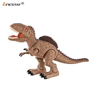 Bricstar China produce un modello di dinosauro robot B/O, giocattoli di dinosauro robot dinosauro ambulante con ruggito