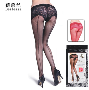 Beileisi <span class=keywords><strong>Sexy</strong></span> Leggings in pizzo nero floreale <span class=keywords><strong>collant</strong></span> in pizzo rosa da donna - Product Image 2