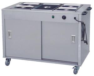 Équipement De cuisine En Acier Inoxydable Gaz Bain Marie Avec Armoire - Product Image 5