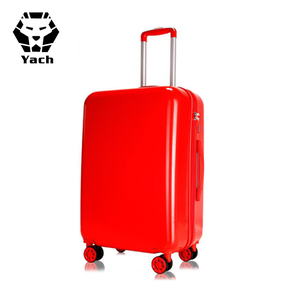 boda equipaje ABS PC equipaje y viajes carro rojo maleta de equipaje caso - Product Image 3