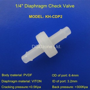 Pvdf nhựa nhỏ kiểm tra van vi một cách van chống Ozone kiểm tra van - Product Image 4