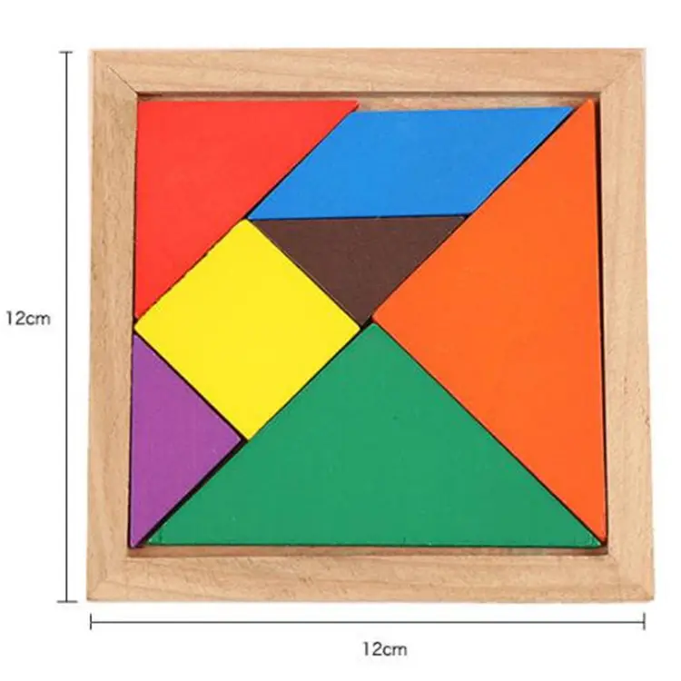 Drôle Nouveau jouet En Bois pour Enfant BRICOLAGE Tangram Puzzle Jouet Éducatif puzzle CC842