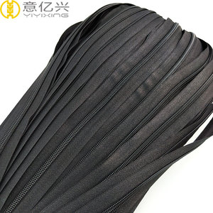 En gros Faite sur commande de Haute Qualité #5 Noir En Nylon À Longue Chaîne Glissière Bobine Rouleau Pour Vente - Product Image 6