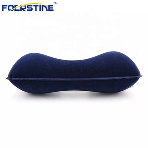 Personalizado pvc flocado plegable inflable de viaje en forma de U almohada para el cuello - Product Image 3