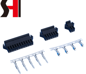 Terminal eléctrico SH25007, serie <span class=keywords><strong>SM</strong></span>, 9 pines, extensión de cable a conector, equivalente a ket <span class=keywords><strong>11</strong></span>-d6.3 250, terminal de bandera hembra - Product Image 2