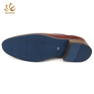 2019 China Fuente de la fábrica impermeable marrón vestido de lujo zapatos de cuero para hombres - Product Image 6
