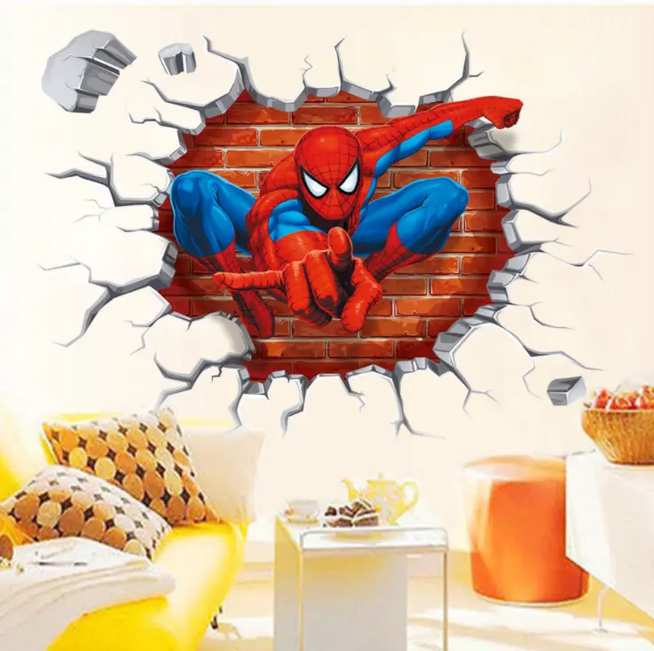 3D Cartoon Wall Sticker Decoration Wallpaper Kid Bedroom Home Decor