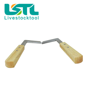 Fournisseur professionnel Instruments Vétérinaires Bovins Cheval NeatsFoot Parage Outils taureau Vache Chèvre Faucille Couteau À Sabot - Product Image 2