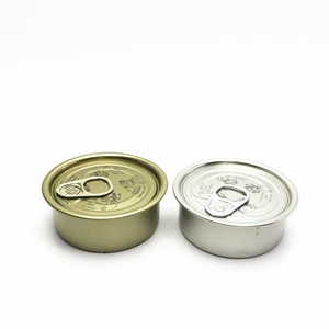 Metal Tin Can Empty Tuna Fish 100ミリリットルTin Cans 100グラムMachine Sealable Cans TJ-52T