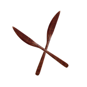 클래식 도매 수제 주방 식기 밤나무 나무 잼 버터 스프레더 - Product Image 3