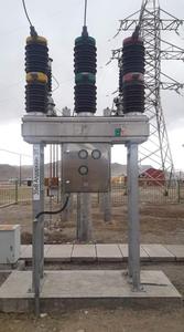 На открытом воздухе в переменного тока 3-полюсный 69KV 72.5KV SF6 мертвых бак автомат защити цепи - Product Image 6