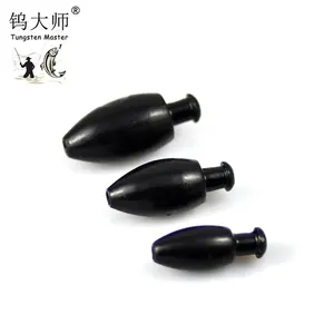 Tackle Factory 20years Fishing Accessories OEM Reaction Tackle Tungsten Punch Weights/Flipping Sinkers With Various Sizes And Colors