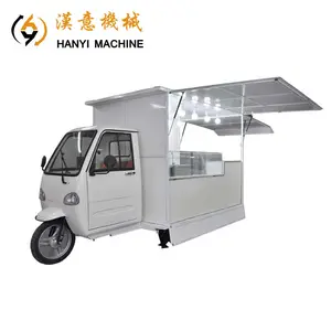 Çin Mini Maymun Ticari Karavan Gıda Kamyon Römork Elektrikli Mobil 3 Tekerlekli Üç Tekerlekli Bisiklet Fiyat
