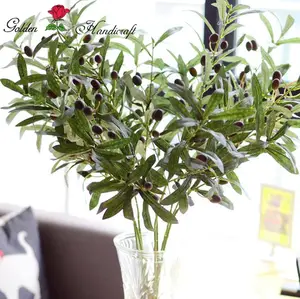 Vendita calda di seta Artificiale <span class=keywords><strong>olive</strong></span> <span class=keywords><strong>branch</strong></span> e fogliame - Product Image 1