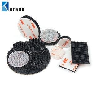 Chết Cắt Hình Dạng <span class=keywords><strong>3</strong></span> m Tự Dính Không Đóng Lại Được Fastener Kép Khóa Móc Và Vòng Lặp Băng - Product Image 1