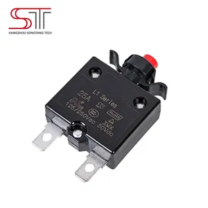 Interruptor Térmico Bimetálico fusível Disjuntores para proteção contra sobrecarga do gerador sem fio interruptor