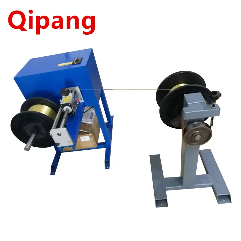 Qipang kabel berdiri mengambil winder kawat payoff r Payoff berdiri for300400mm spul ganda tipe Payoff dan mengambil & P