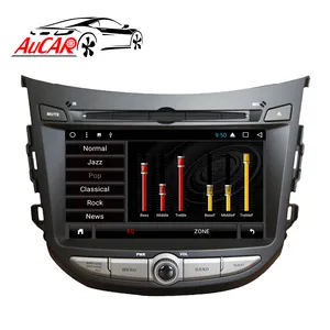 AuCAR 7 "Android 10 Car Multimedia Giocatore Dello Schermo di Tocco Car Audio Video GPS Navi Autoradio unità di Testa per hyundai HB20 2012-2016