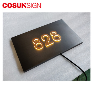 Biển Cửa Bên Ngoài, Biển Hiệu Phòng Căn Hộ Tùy Chỉnh Số Cửa Khách Sạn - Product Image 5